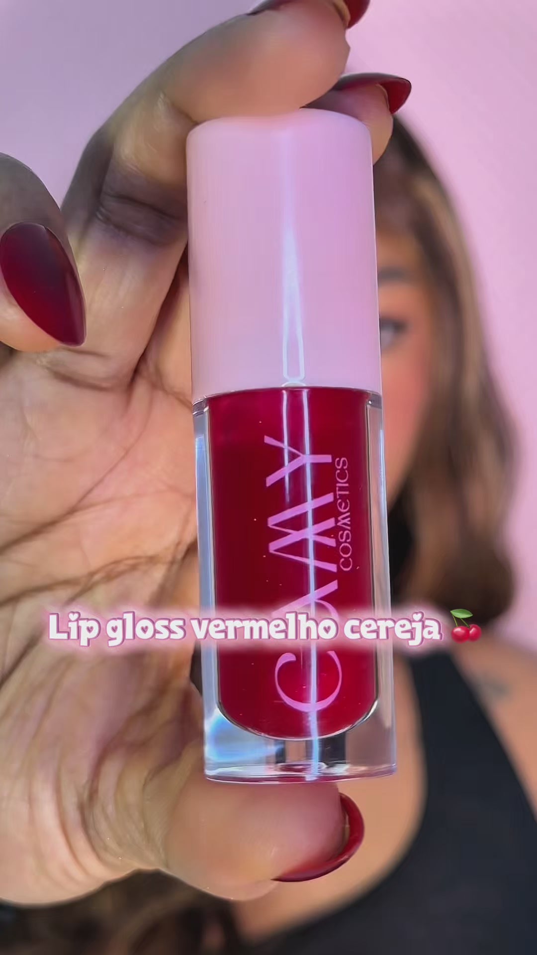Lip Gloss Cherry Red